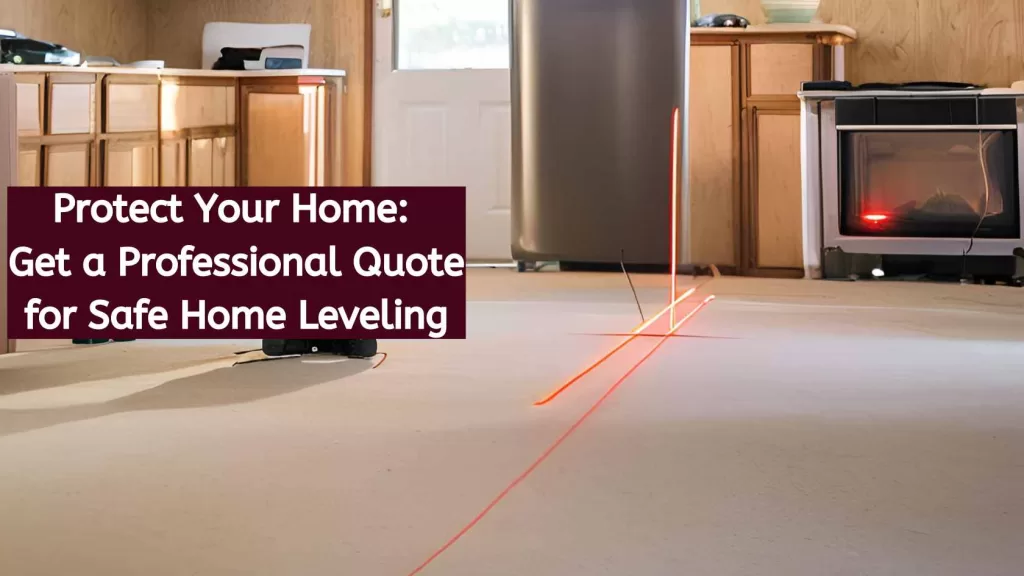 Level Your Mobile Home-with a Laser Level